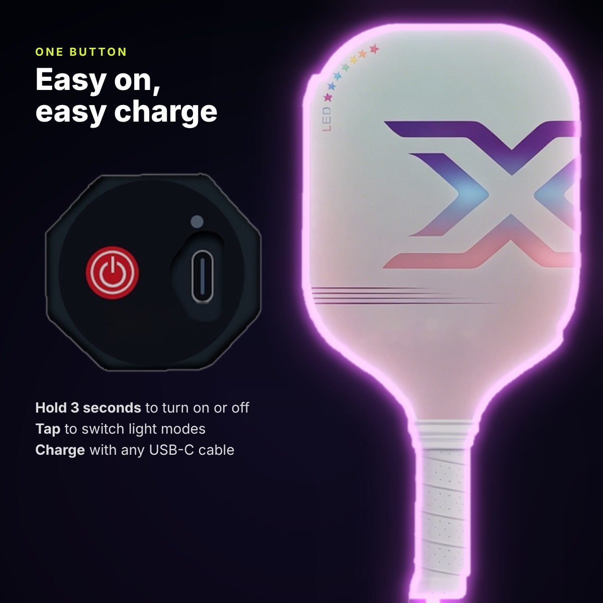 GlowDink Last Call™ Paddle